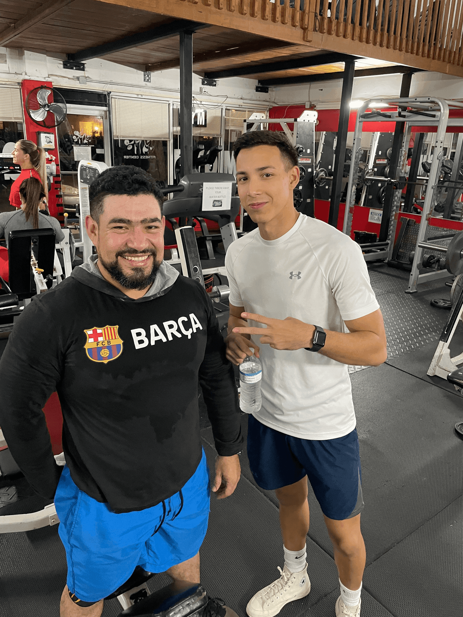 Gym buddies at Gallo 8 Gym Little Havana Miami