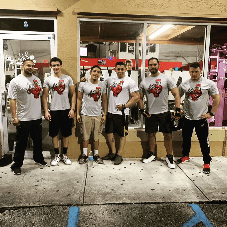 Gallo 8 Gym team outside the Little Havana location