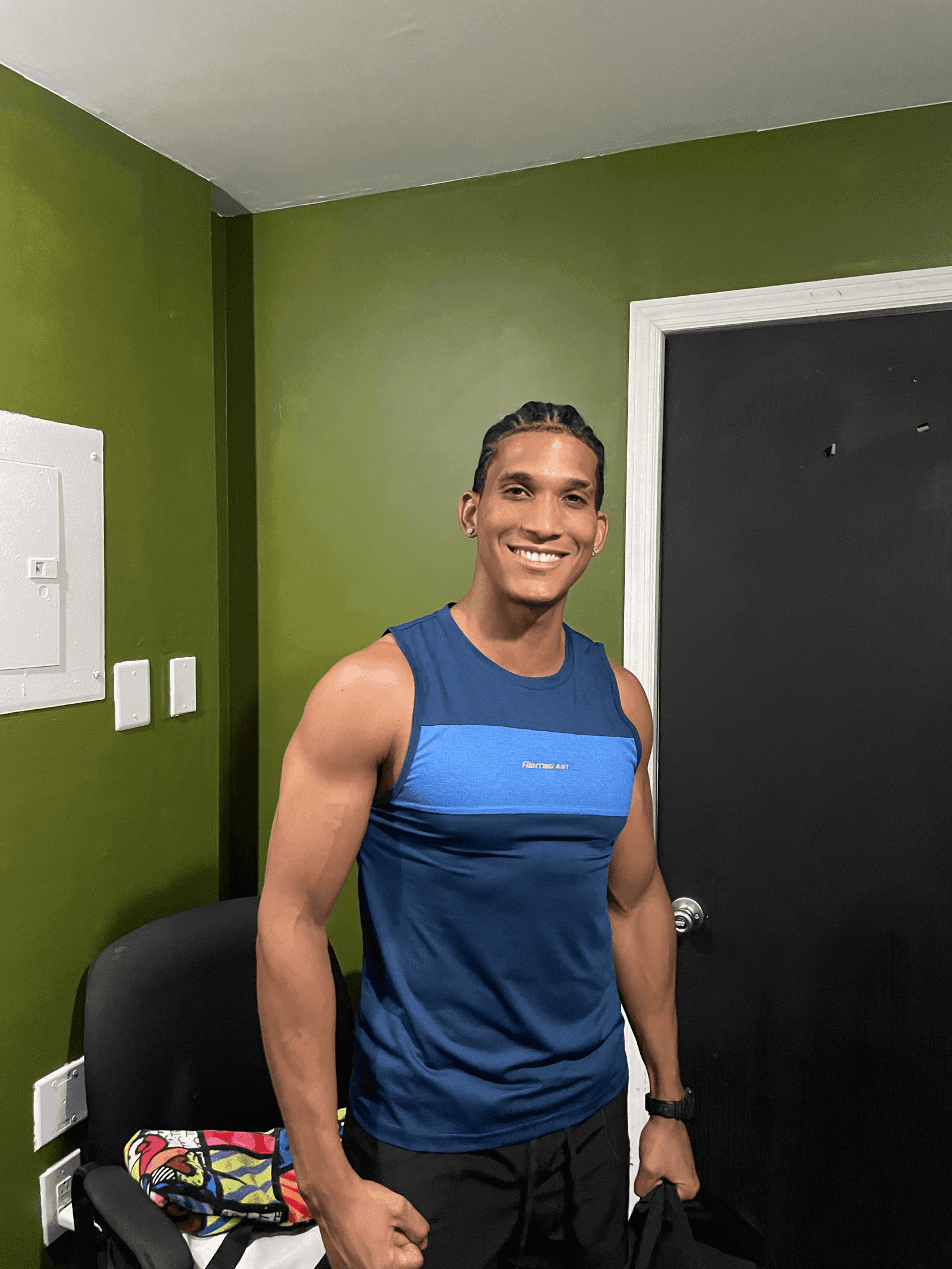 Gallo 8 Gym member portrait Little Havana Miami