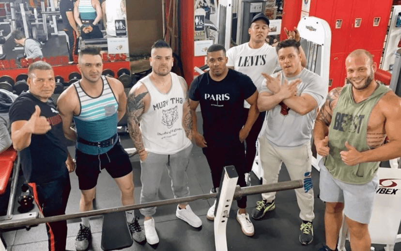 The crew at the gym